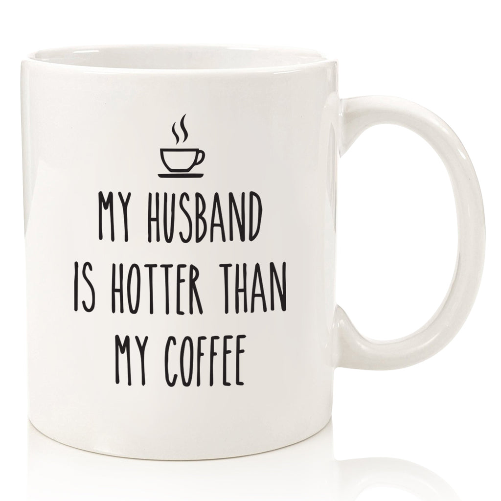 I Like My Coffee Hot Just Like My Husband - Engraved Tumbler For Her, Funny  Mothers Day Mug, Funny Gift For Wife